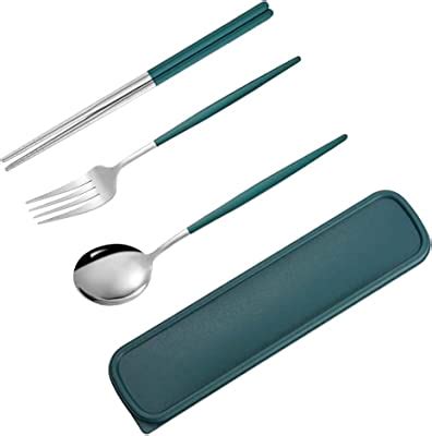 Amazon Devico Travel Utensils Stainless Steel Pcs Cutlery