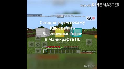 Как сделать бесконечные блоки в Майнкрафте ПЕ - YouTube