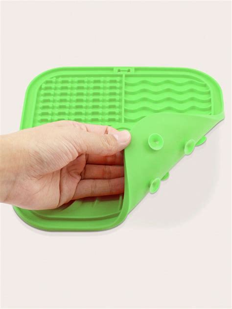 Coussin d alimentation pour chiens et chats en silicone carré avec un