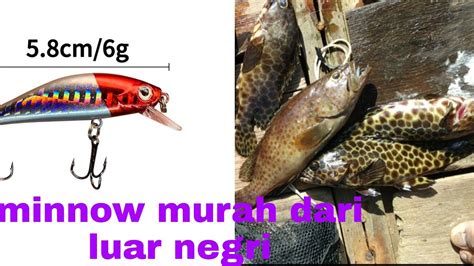 Mancing Casting Pake Lure Minnow Murah Dari Luar Negri YouTube