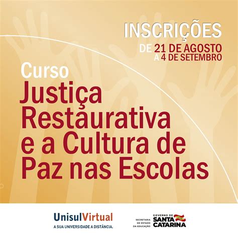 SED Secretaria de Estado da Educação Curso Justiça restaurativa e a