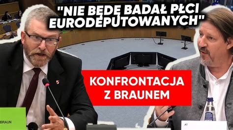 Zderzenie Z Braunem W Europarlamencie Waitz Sprowadzi Polaka Na