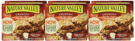 Crunchy Granola Bars Crisp 8 9 Oz 12 Count 6 Pack