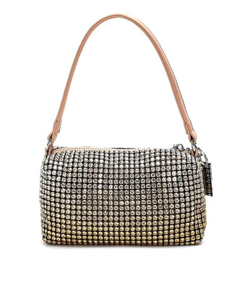 Bolsa Santa Lolla Strass Cristal Ouro Al A M O Urbanna