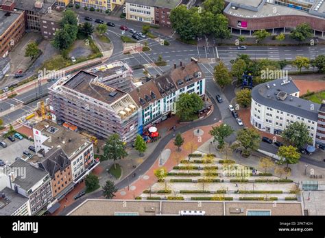 Aerial View City Center View City With Platz Der Deutschen Einheit In