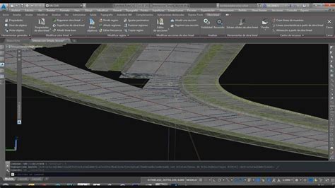 Civil D Obra Lineal Con Intersecci N Youtube