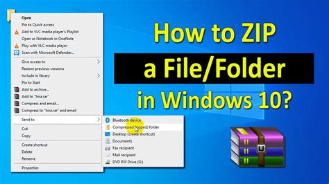 How To ZIP A File In Windows 10 How To ZIP A Folder How To Create