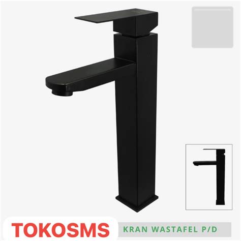 Jual Kran Washtafel Air Panas Hitam Cold Hot Faucet Black Minimalis Cm Jakarta Pusat