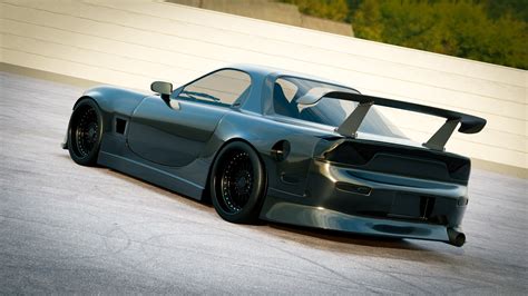 Mazda Rx 7 Fd Spirit R Modified Model Turbosquid 2046278