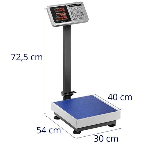 Plattformwaage Kg G X Cm Edelstahl Expondo De