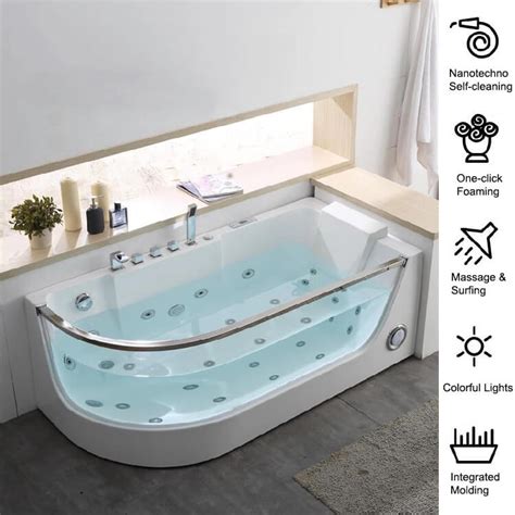 Corner Hydro Massage Bathtub High Quality Jacuzzi Bathtub