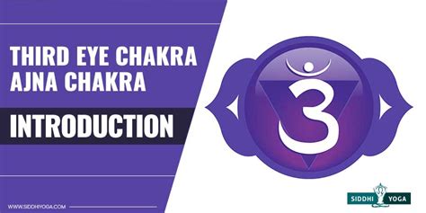 Chakra del tercer ojo Ajna Chakra Significado función ubicación