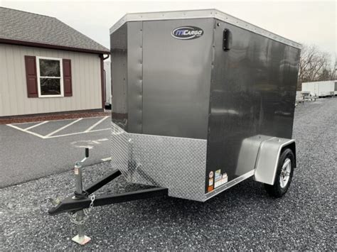 5 X8 3K ITI Cargo Flat Top V Nose Enclosed Trailer Y6008SA 030