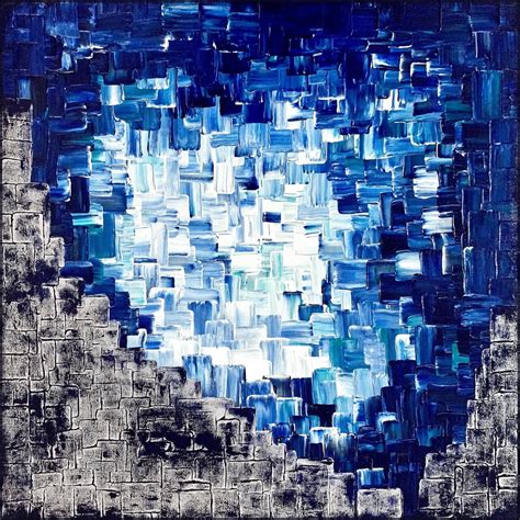 Blue Light, Painting by Alessia Lu | Artmajeur | Original abstract ...