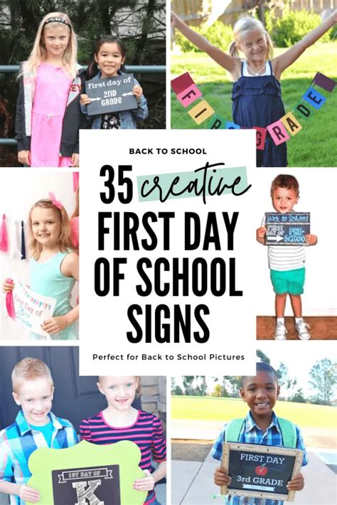 35 First Day of School Sign Ideas and Free Printables first-day-of ...