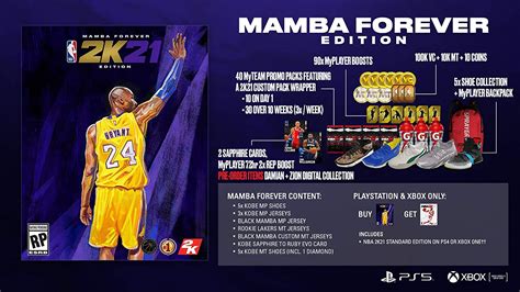 Nba 2k21 Mamba Forever Edition