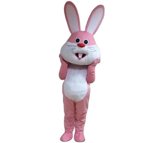 Deluxe Plush Bunny Mascot Costume Bunny Cosplay Adult Easter Custom