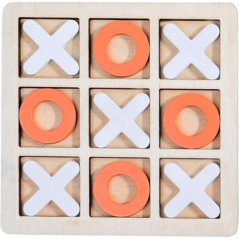 Ensemble De Jeu Classique En Bois Tic Tac Toe Jeu D Checs Jeu De Table