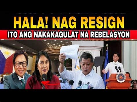 Shocking Resign Na Pres Marcos Nabigla Leni Robredo Nagulantang Alex