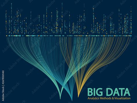 Big Data Statistical Methods Visualization Concept Vector Design 0 And