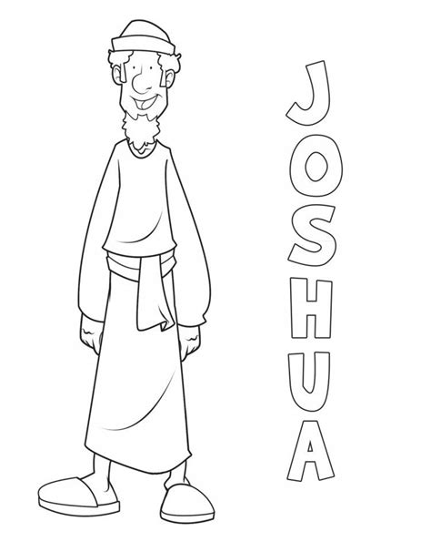 Joshua Bible Story Coloring Page Coloring Pages