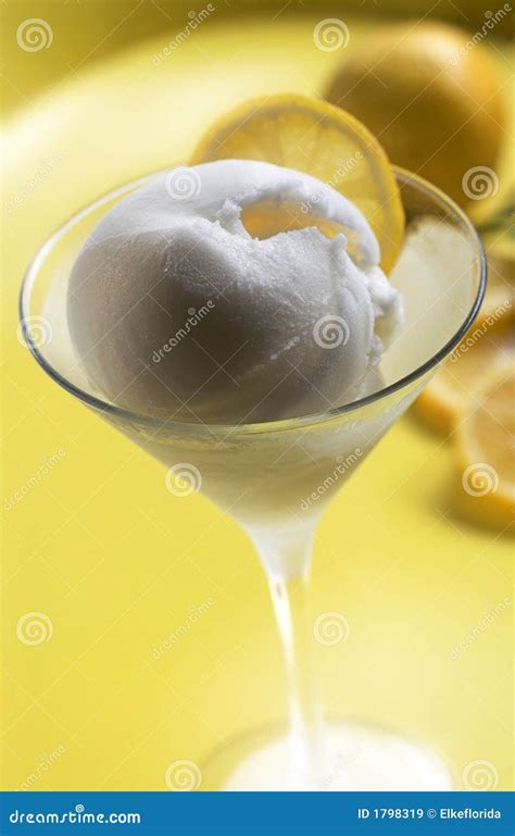 Lemon Sorbet Stock Image Image Of Glass Elegance Sorbet 1798319