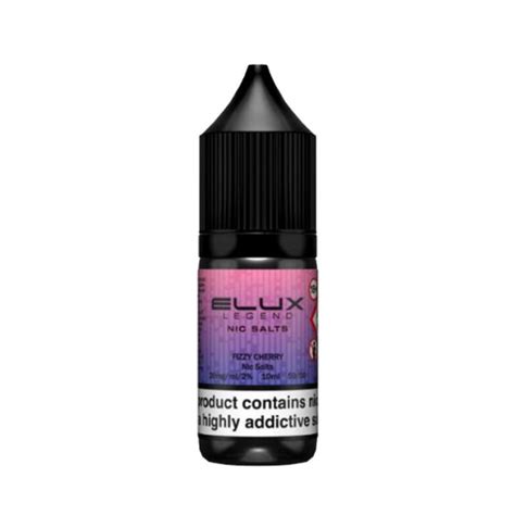 Elux Legend Fizzy Cherry Nic Salt E Liquid Vapestreams Wholesale