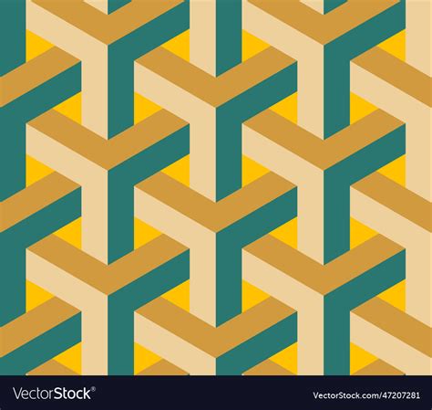 Abstract Repeating Seamless Geometric Pattern Vector Image