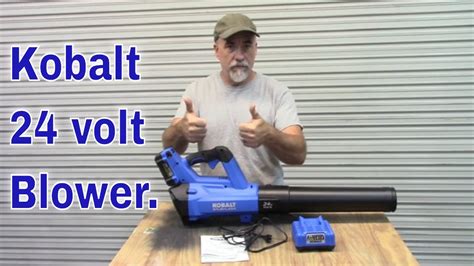 Kobalt 24 Volt Brushless Blower Youtube