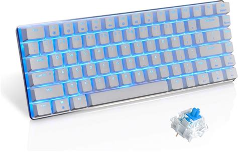 MageGee 75 Mechanische Gaming Tastatur Mit Rotem Schalter LED