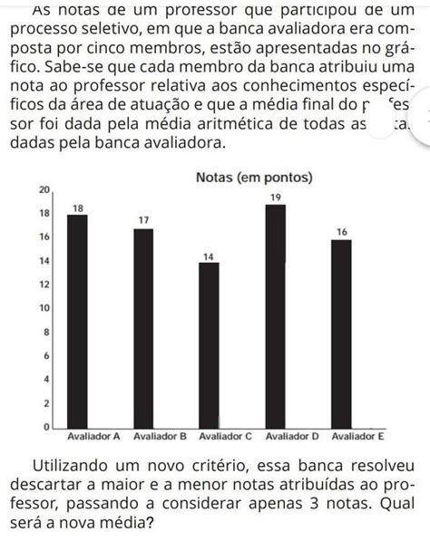 As Notas De Um Professor Que Participou - Questão 1 As notas de um professor que participou de um processo ...