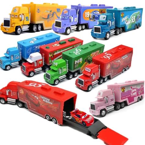 Disney Pixar Cars Chick Hicks Lightning Mcqueen Mack Hauler Truck Car