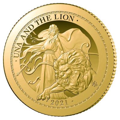 St Helena Pfund Una And The Lion G Gold Pp