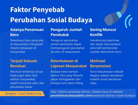 11 Contoh Perubahan Sosial Budaya Pengertian And Penyebab