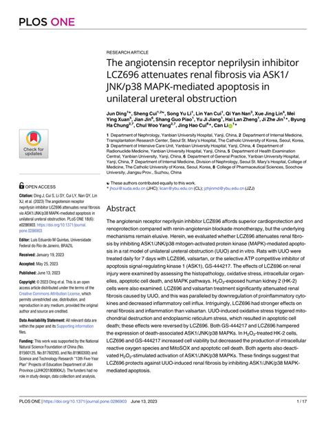 PDF The Angiotensin Receptor Neprilysin Inhibitor LCZ696 Attenuates