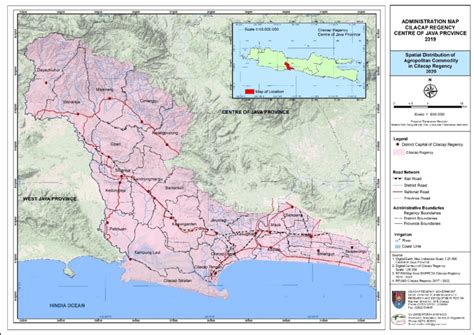 Administrative Map of Cilacap Regency | Download Scientific Diagram