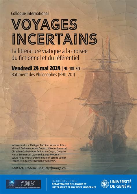 Voyages Incertains Il Ne Scet Rien Qui Ne Va Hors