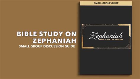 Free Bible Study On Zephaniah For Ministry Resources