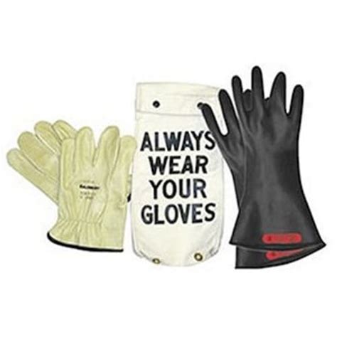 Salisbury GK014B 8 Lineman Gloves Kit Stauffer Glove Safety