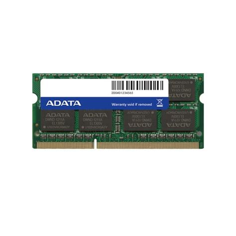 Barrette Mémoire DDR3L 1600MHz 4Go ADATA Pour Pc Portable Tunewtec