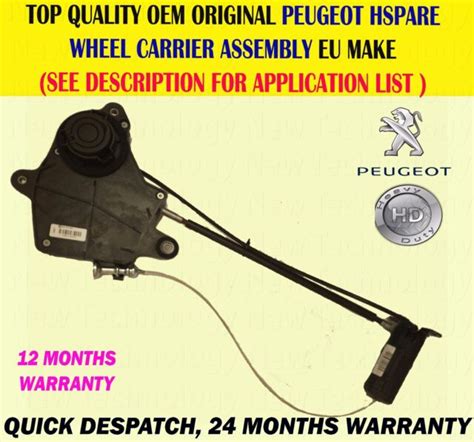 Genuine For Peugeot 307 And 308 Estate Spare Wheel Carrier Assembly 6735 04 Ebay