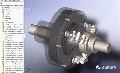 【工程机械】发电机的离合器模型3d图纸 Solidworks设计solidworks电机 仿真秀干货文章