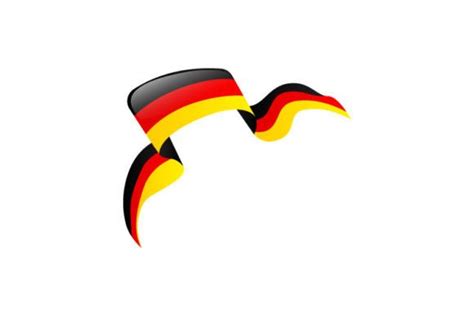 Germany Flag Ribbon Banner Design Vector Graphic By Muhammad Rizky