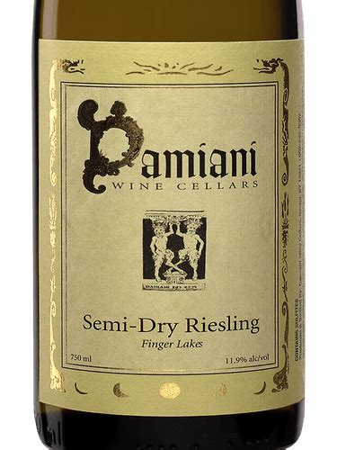 Damiani Wine Cellars Riesling Semi-Dry | Vivino US