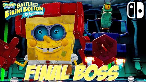 Spongebob Squarepants Battle For Bikini Bottom Rehydrated Final Boss Fight Walkthrough Part 15