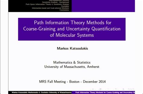 Path Information Theory Methods For Coarse Graining And Uncertainty