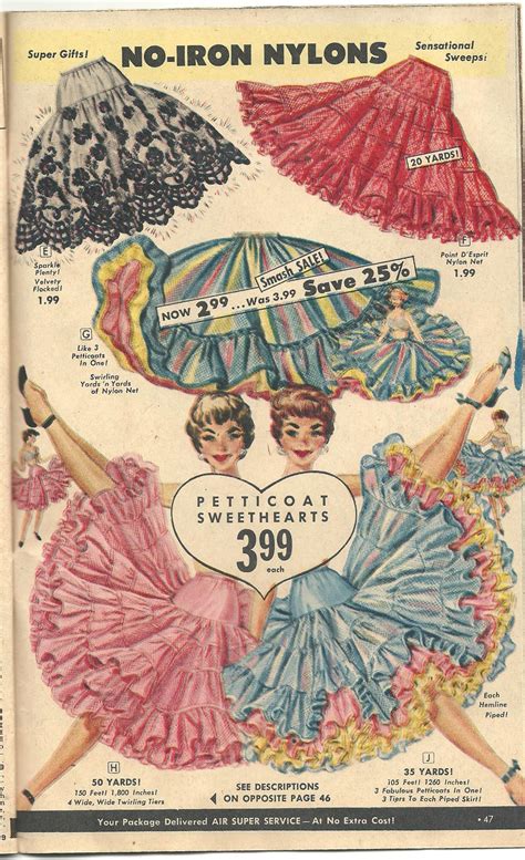 Florida Fashions Catalog Early 1950spetticoats Anyone Vintage