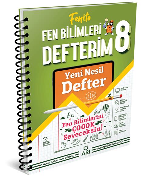 8 Sınıf Fenito Akıllı Fen Bilimleri Defteri Cevapları