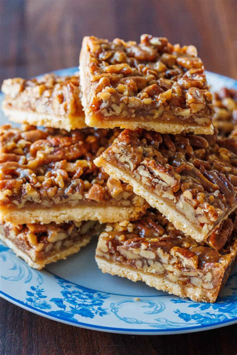 Pecan Pie Bars Recipe VIDEO NatashasKitchen