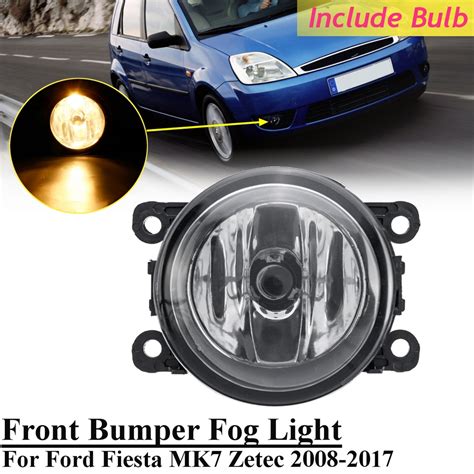 New Car Front Bumper Fog Lights Lamp With H Bulb Yellow For Ford